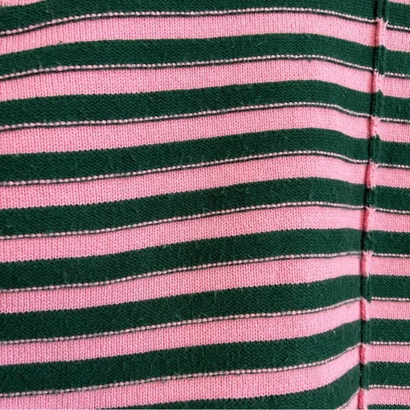 Anthropologie/Maeve Sweater Women Medium Pullover Boxy Slouchy Stripe Pink Green - Picture 8 of 10